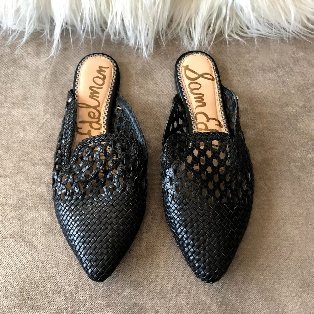 SAM EDELMAN Navya Woven Loafer Mule